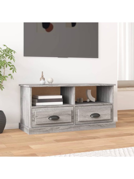 TV skříňka šedá sonoma 93 x 35,5 x 45 cm kompozitní dřevo
