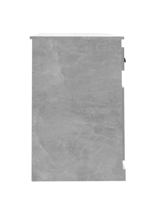 Psací stůl se zásuvkou betonově šedý 115 x 50 x 75 cm kompozit