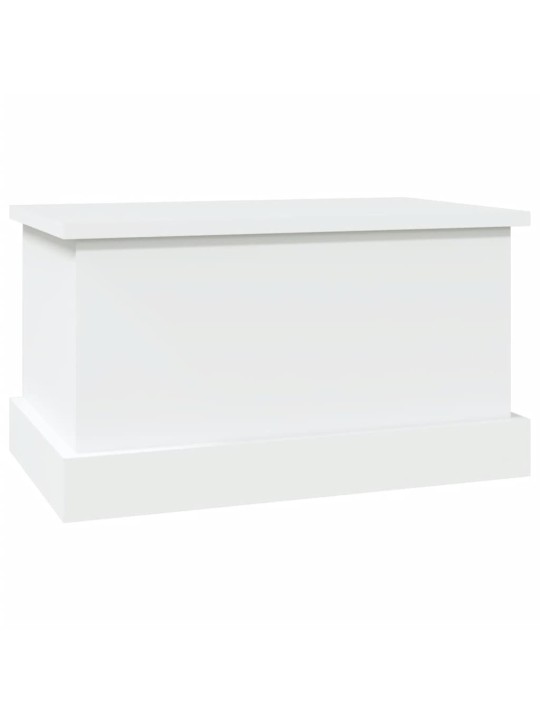 Úložný box bílý 50 x 30 x 28 cm kompozitní dřevo