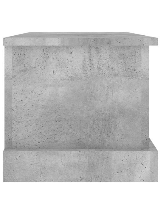 Úložný regál betonově šedý 50 x 30 x 28 cm kompozitní dřevo