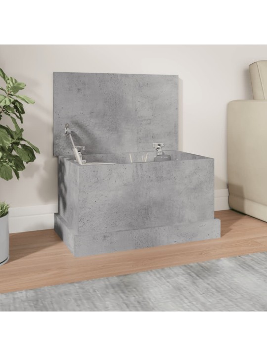 Úložný regál betonově šedý 50 x 30 x 28 cm kompozitní dřevo