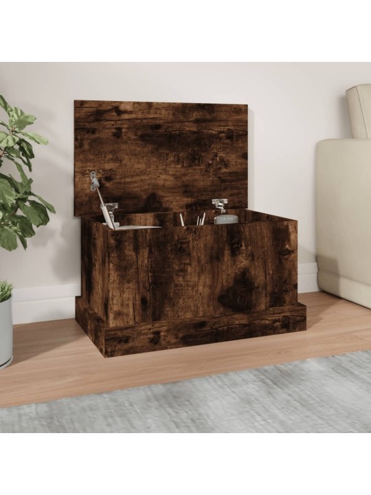 Úložný box kouřový dub 50 x 30 x 28 cm kompozitní dřevo