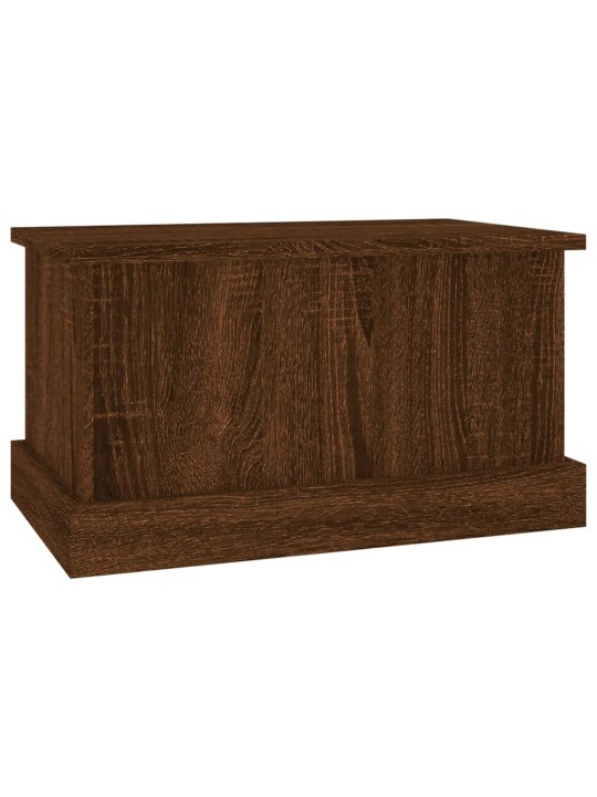 Úložný box hnědý dub 50 x 30 x 28 cm kompozitní dřevo