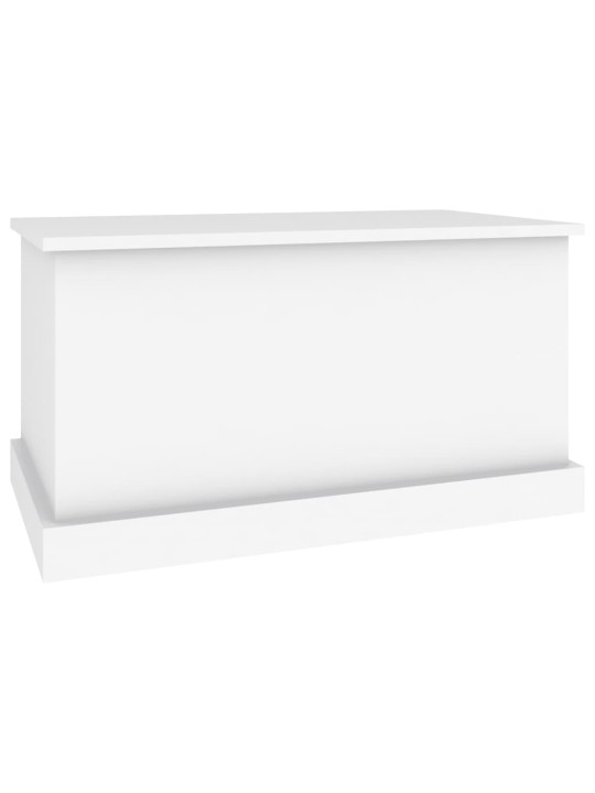 Úložný box bílý 70 x 40 x 38 cm kompozitní dřevo