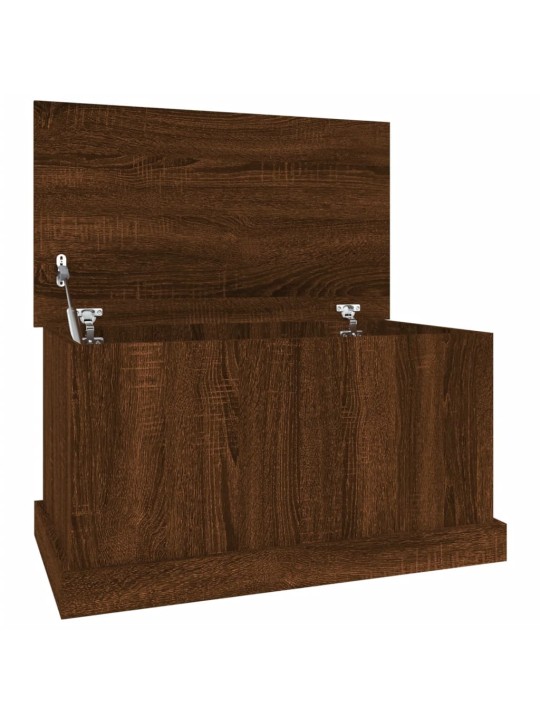 Úložný box hnědý dub 70 x 40 x 38 cm kompozitní dřevo