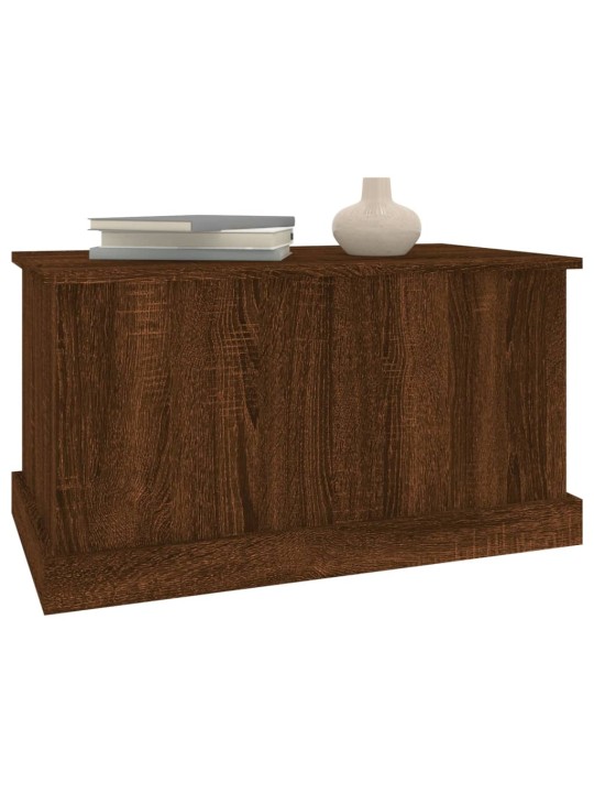 Úložný box hnědý dub 70 x 40 x 38 cm kompozitní dřevo