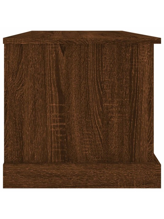 Úložný box hnědý dub 70 x 40 x 38 cm kompozitní dřevo