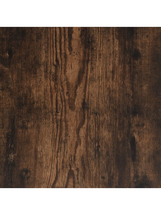 Toaletní stolek se zrcadlem kouřový dub 90x50x132,5 cm kompozit