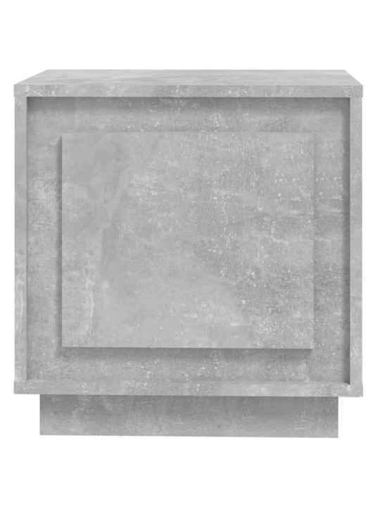 Noční stolek betonově šedý 44 x 35 x 45 cm kompozitní dřevo