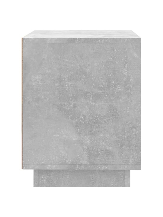 Noční stolek betonově šedý 44 x 35 x 45 cm kompozitní dřevo