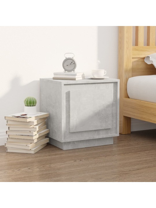 Noční stolky 2 ks betonově šedé 44x35x45 cm kompozitní dřevo