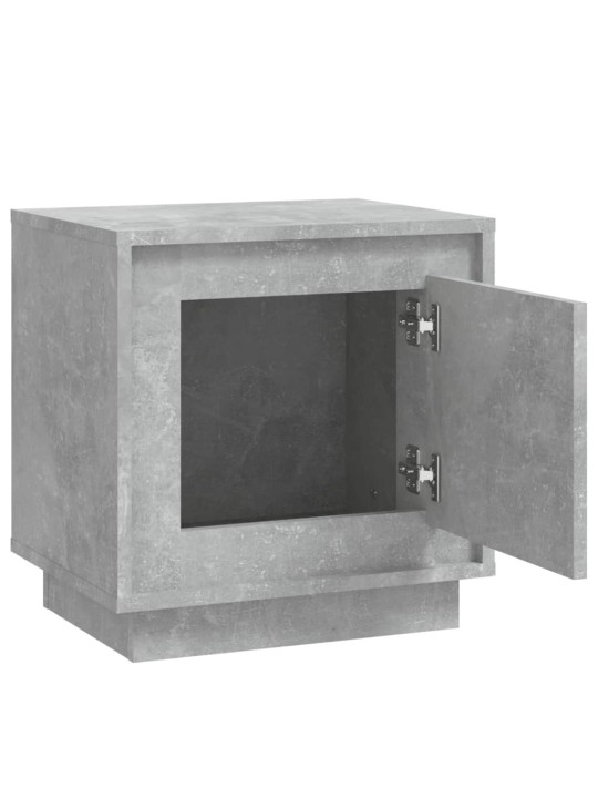 Noční stolky 2 ks betonově šedé 44x35x45 cm kompozitní dřevo