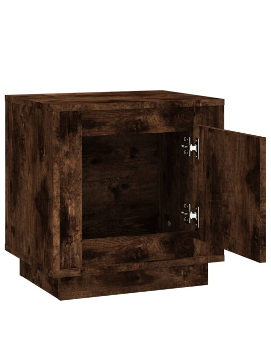 Noční stolky 2 ks kouřový dub 44 x 35 x 45 cm kompozitní dřevo
