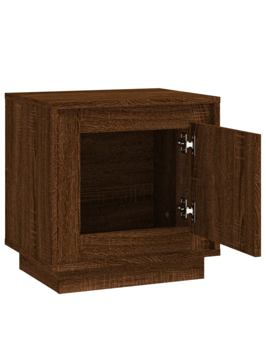 Noční stolky 2 ks hnědý dub 44 x 35 x 45 cm kompozitní dřevo