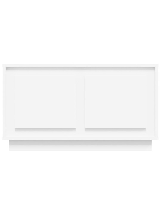 TV skříňka bílá 80 x 35 x 45 cm kompozitní dřevo