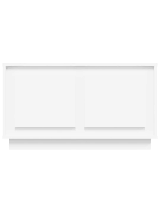 TV skříňka bílá 80 x 35 x 45 cm kompozitní dřevo