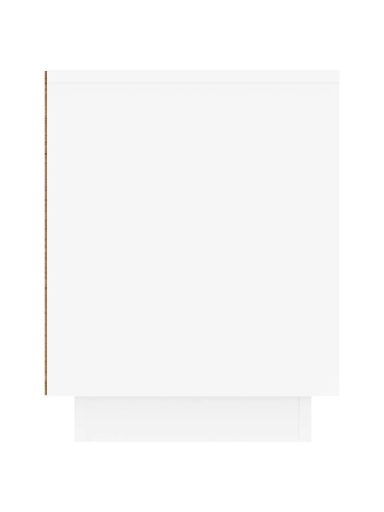 TV skříňka bílá 80 x 35 x 45 cm kompozitní dřevo