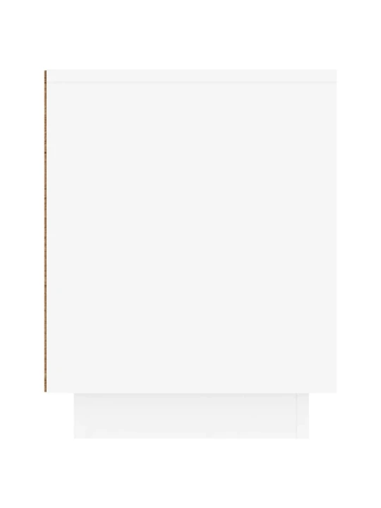 TV skříňka bílá 80 x 35 x 45 cm kompozitní dřevo