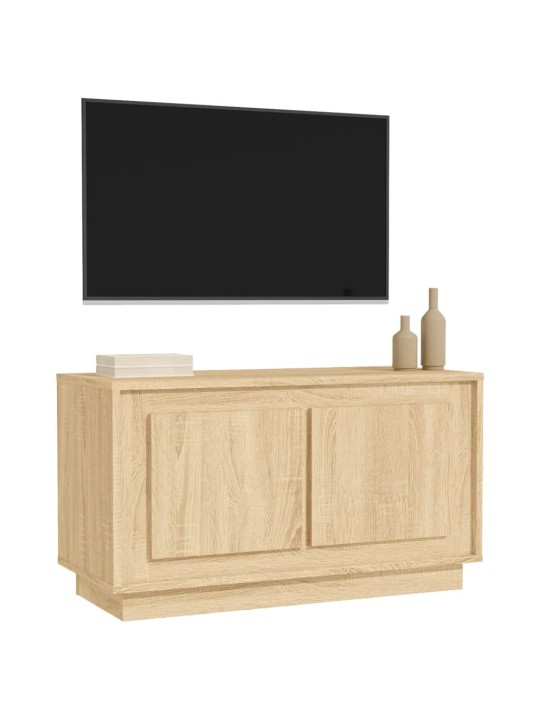 TV skříňka dub sonoma 80 x 35 x 45 cm kompozitní dřevo