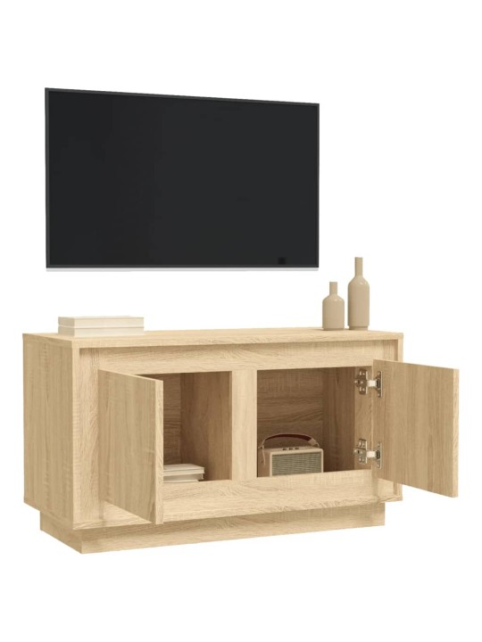 TV skříňka dub sonoma 80 x 35 x 45 cm kompozitní dřevo