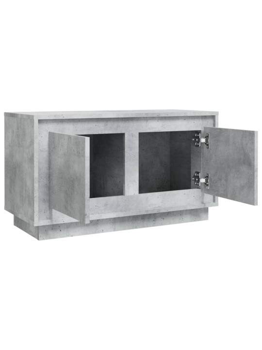 TV skříňka betonově šedá 80 x 35 x 45 cm kompozitní dřevo