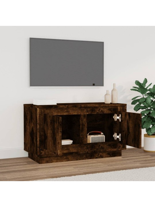 TV skříňka kouřový dub 80 x 35 x 45 cm kompozitní dřevo