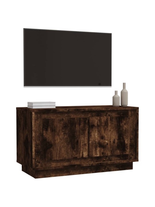 TV skříňka kouřový dub 80 x 35 x 45 cm kompozitní dřevo