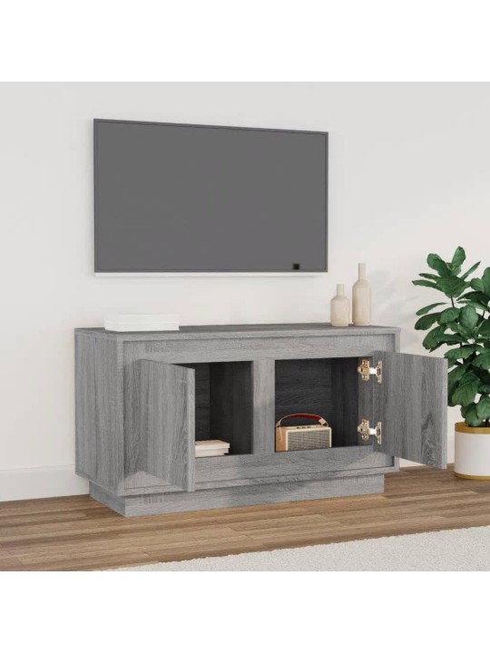 TV skříňka šedá sonoma 80 x 35 x 45 cm kompozitní dřevo