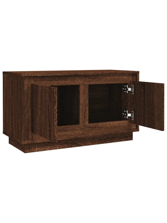 TV skříňka hnědý dub 80 x 35 x 45 cm kompozitní dřevo
