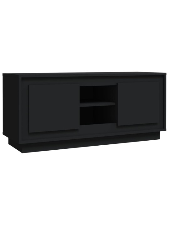 TV skříňka černá 102 x 35 x 45 cm kompozitní dřevo