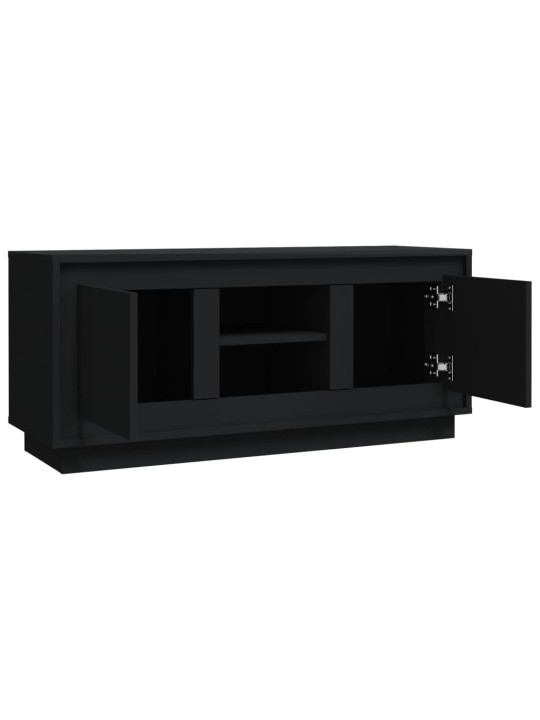 TV skříňka černá 102 x 35 x 45 cm kompozitní dřevo