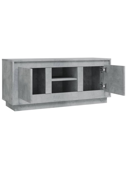 TV skříňka betonově šedá 102 x 35 x 45 cm kompozitní dřevo