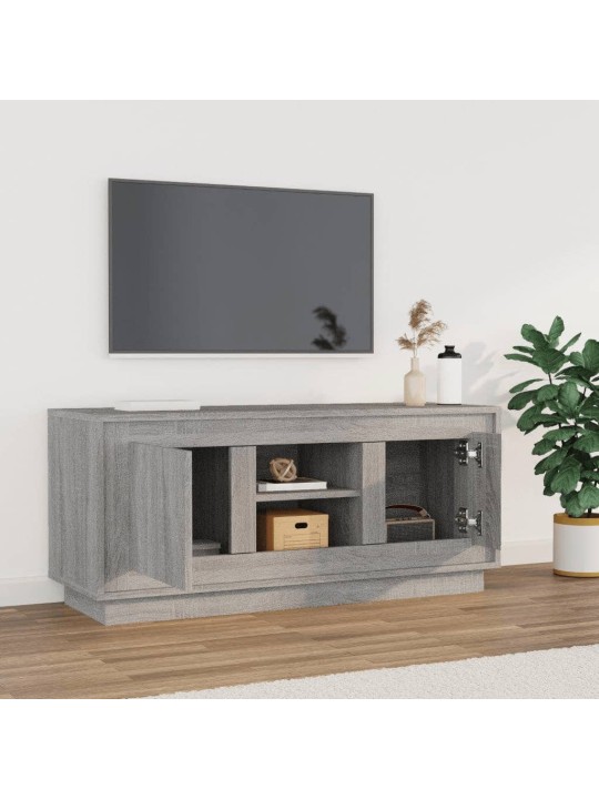 TV skříňka šedá sonoma 102 x 35 x 45 cm kompozitní dřevo