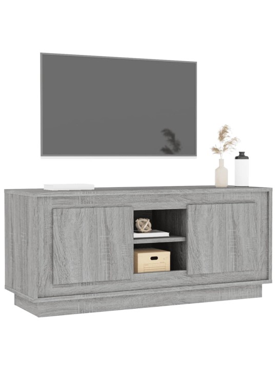 TV skříňka šedá sonoma 102 x 35 x 45 cm kompozitní dřevo