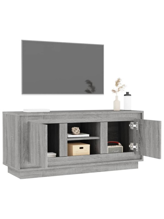 TV skříňka šedá sonoma 102 x 35 x 45 cm kompozitní dřevo
