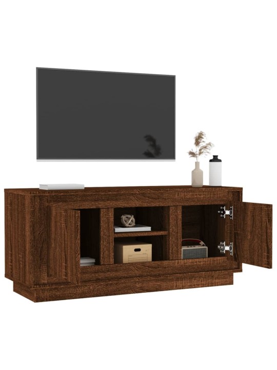 TV skříňka hnědý dub 102 x 35 x 45 cm kompozitní dřevo