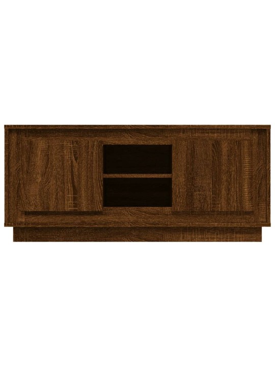 TV skříňka hnědý dub 102 x 35 x 45 cm kompozitní dřevo