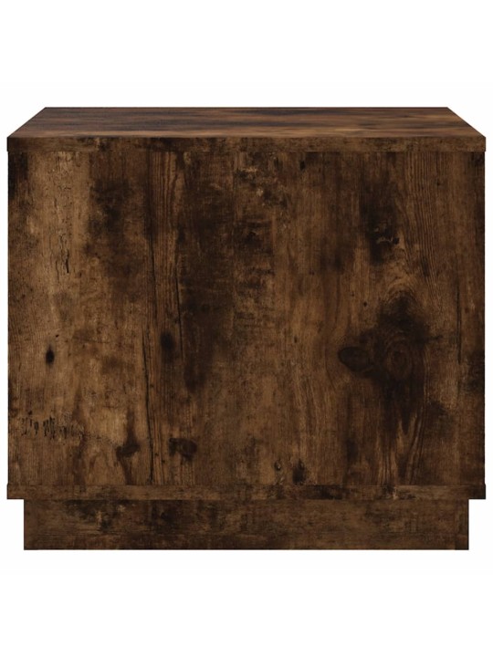 Konferenční stolek kouřový dub 51 x 50 x 44 cm kompozitní dřevo