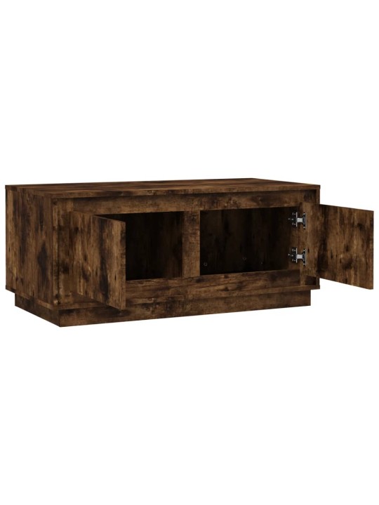 Konferenční stolek kouřový dub 102x50x44 cm kompozitní dřevo