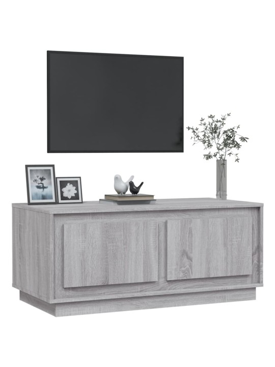 Konferenční stolek šedý sonoma 102x50x44 cm kompozitní dřevo