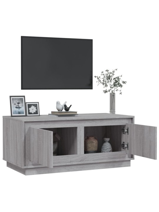 Konferenční stolek šedý sonoma 102x50x44 cm kompozitní dřevo
