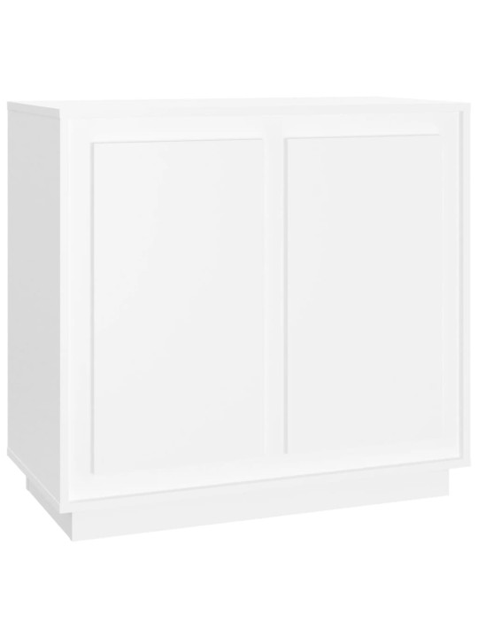 Příborník bílý 80 x 34 x 75 cm kompozitní dřevo