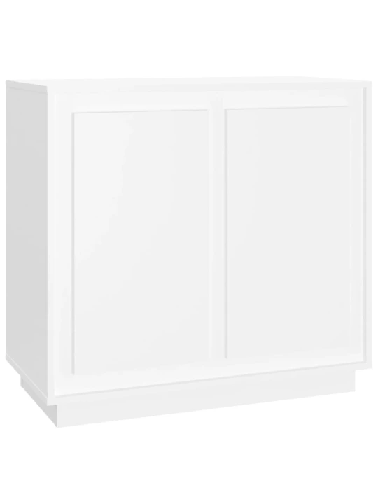 Příborník bílý 80 x 34 x 75 cm kompozitní dřevo