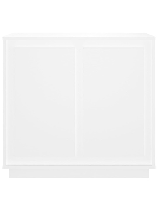 Příborník bílý 80 x 34 x 75 cm kompozitní dřevo