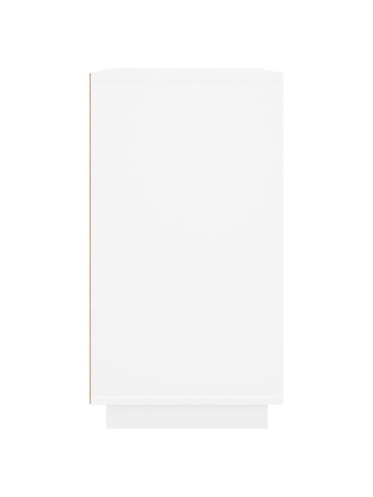 Příborník bílý 80 x 34 x 75 cm kompozitní dřevo