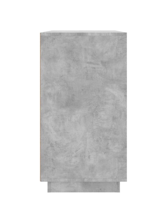 Příborník betonově šedý 80 x 34 x 75 cm kompozitní dřevo