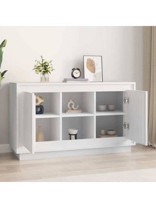 Příborník bílý 102 x 35 x 60 cm kompozitní dřevo
