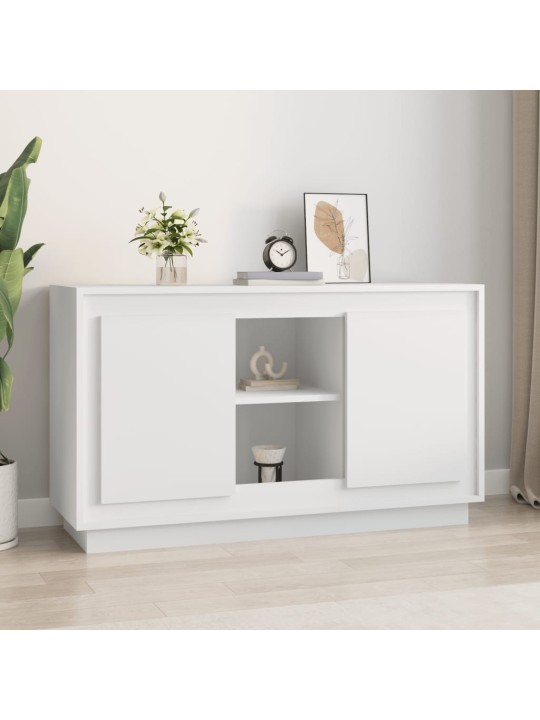 Příborník bílý 102 x 35 x 60 cm kompozitní dřevo