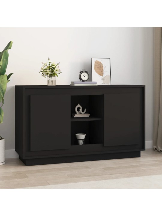 Příborník černý 102 x 35 x 60 cm kompozitní dřevo