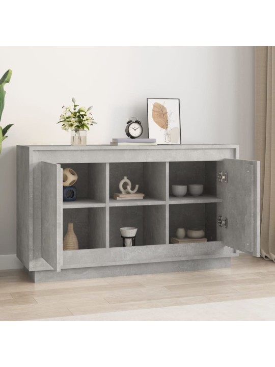 Příborník betonově šedý 102 x 35 x 60 cm kompozitní dřevo